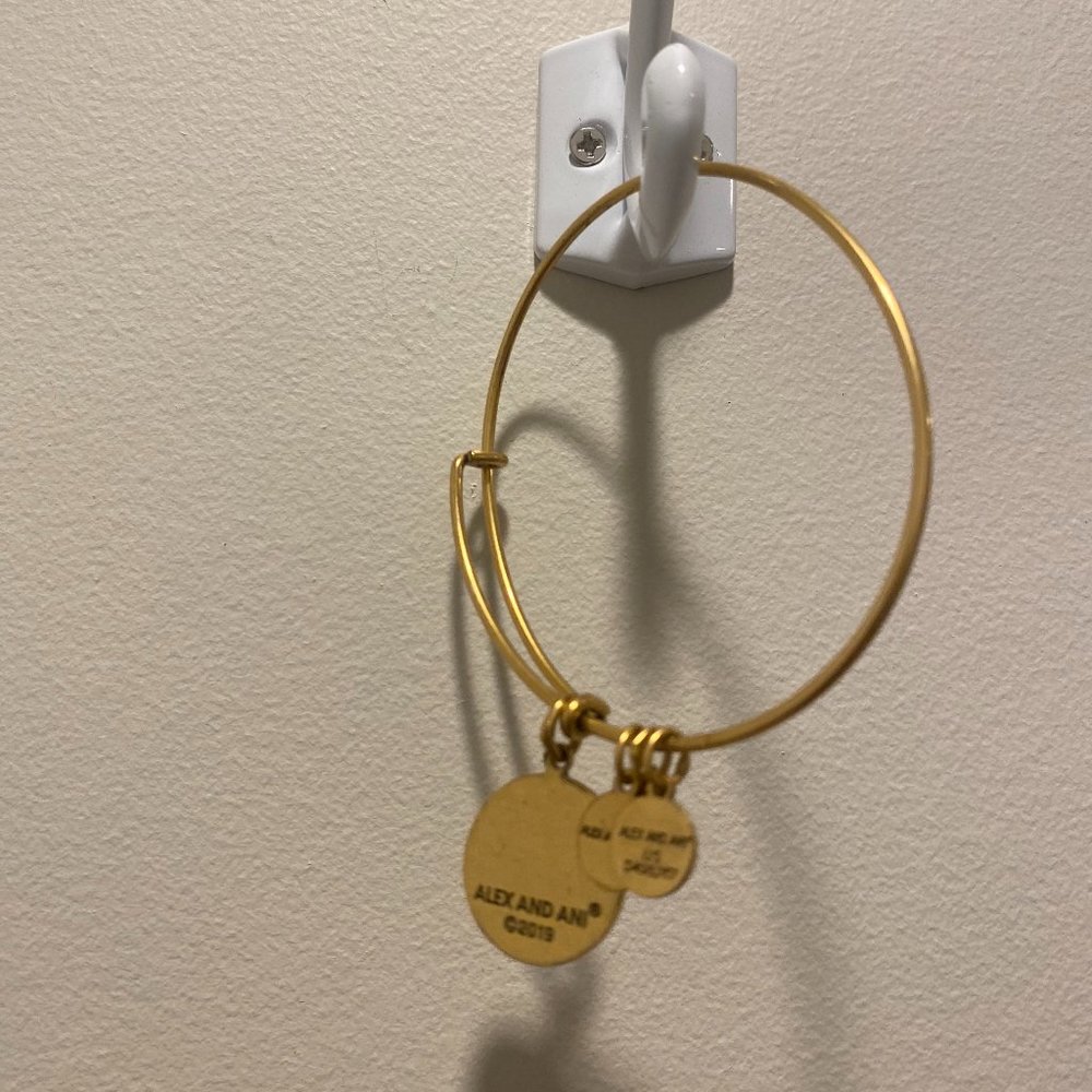 Gold tone Alex and Ani Bracelet